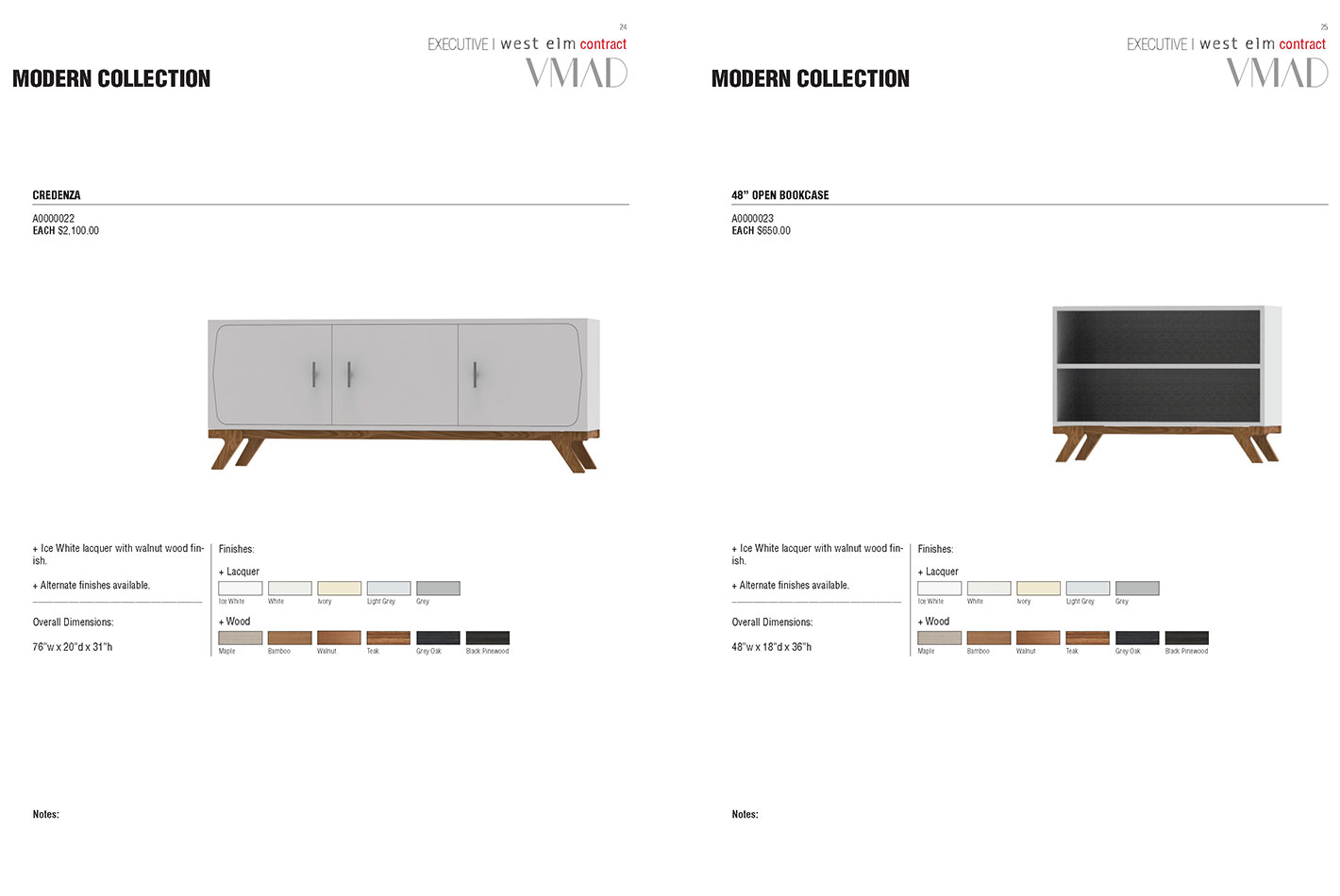 Selection from VMAD concept book
