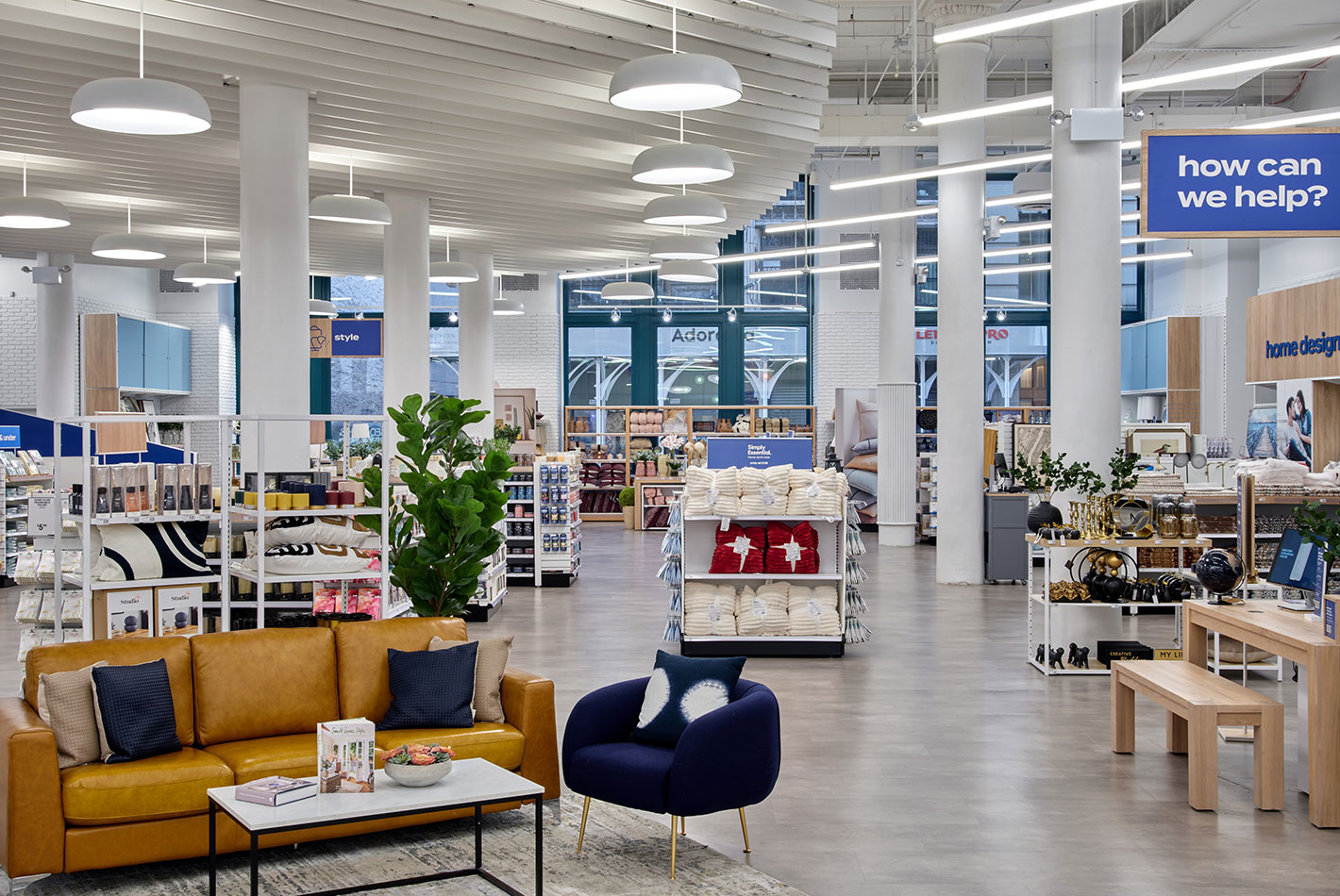 An interior view of the Bed Bath & Beyond flagship store